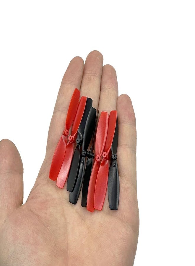 URIMPAVIDO 20PCS RC Toy Propeller 55mm 2-Blades CW CCW Propeller for RC Toy DIY Model Toy Parts (Black,Red) - Image 4